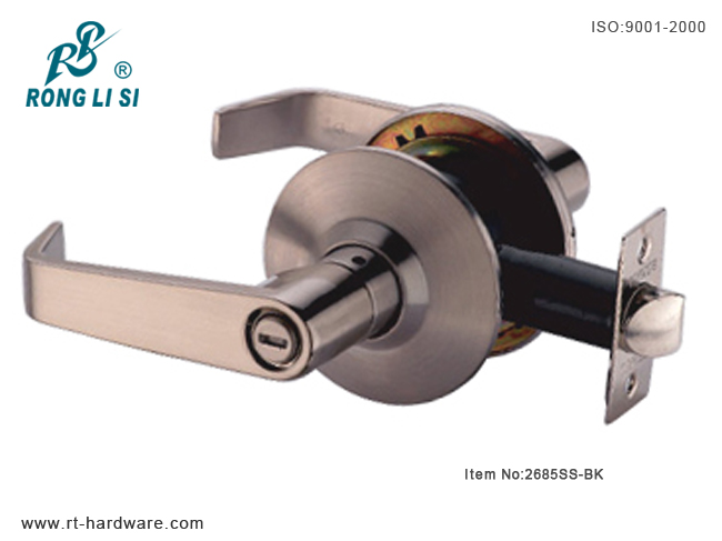 cylindrical lever lock2685SS-BK cylindrical lever lock