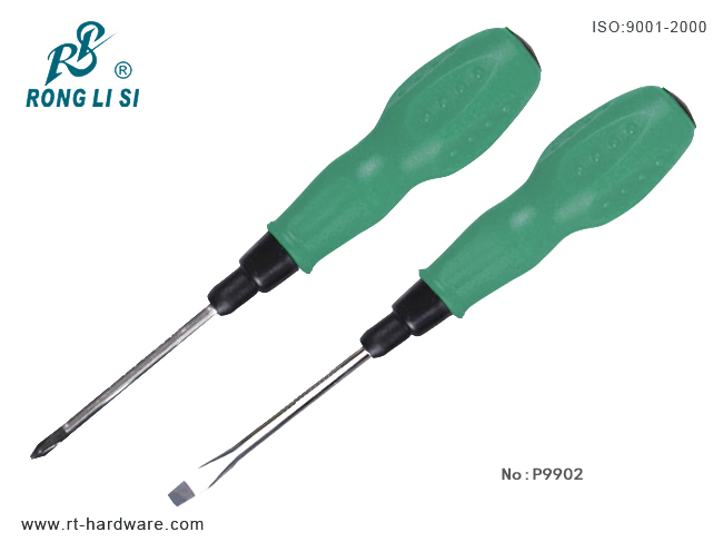 Slotted & PhillipInsulated Handle Single Screwdriver(P9902)